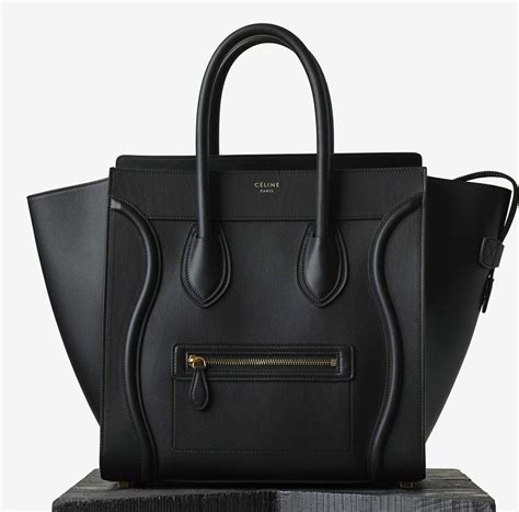 celine luggage tote leather types|Celine luggage tote size comparison.